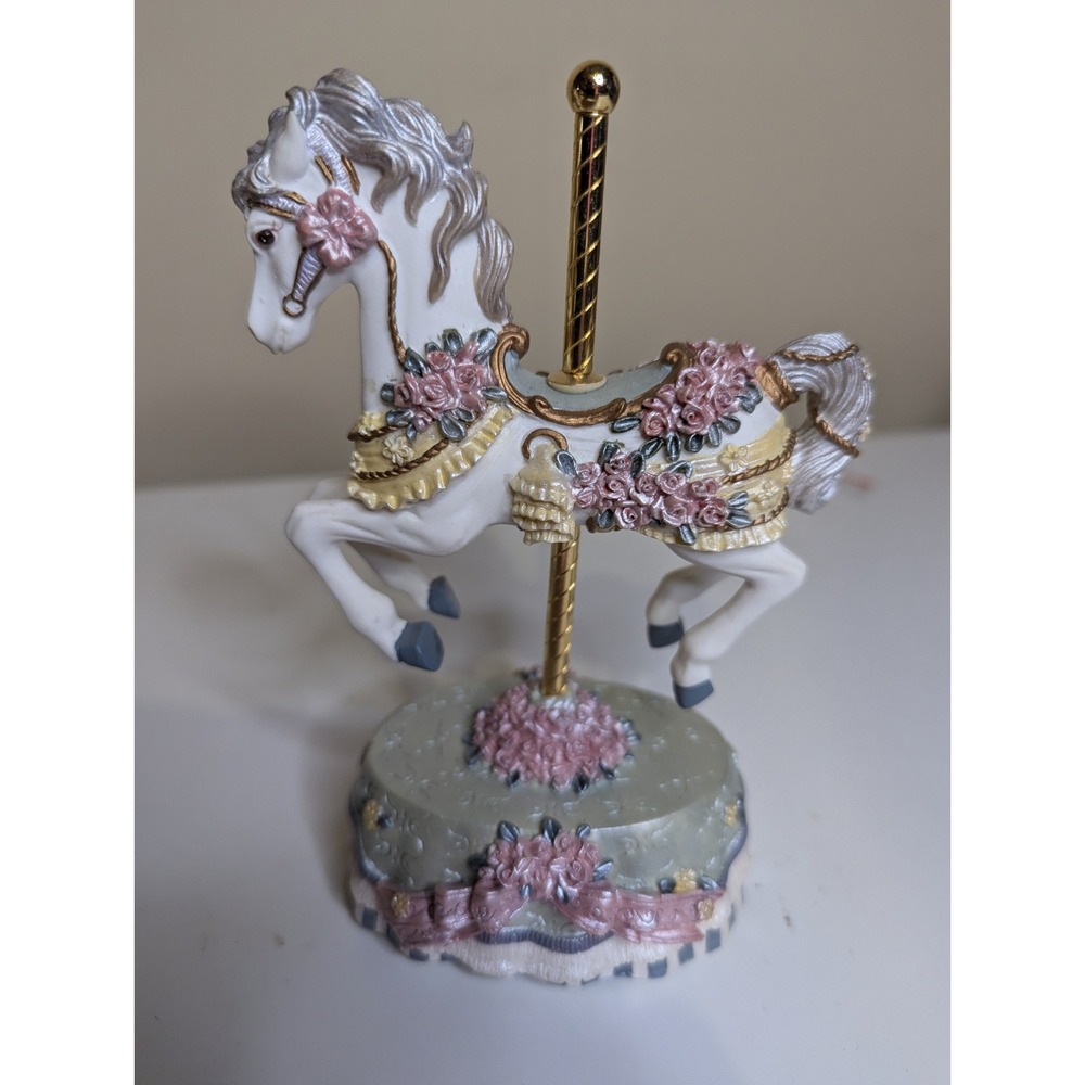 Melodies Country fair‎ collection Music Box dancer carousel horse Heritage House